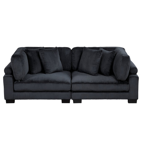 8555BE-VC Reversible Chaise from Homelegance - Luna Furniture