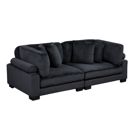 8555BE-VC Reversible Chaise from Homelegance - Luna Furniture