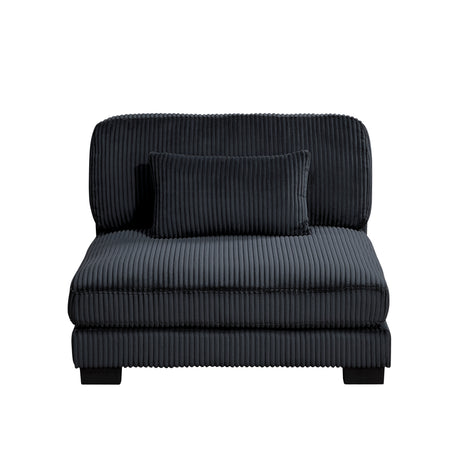 8555BK-VC Reversible Chaise from Homelegance - Luna Furniture