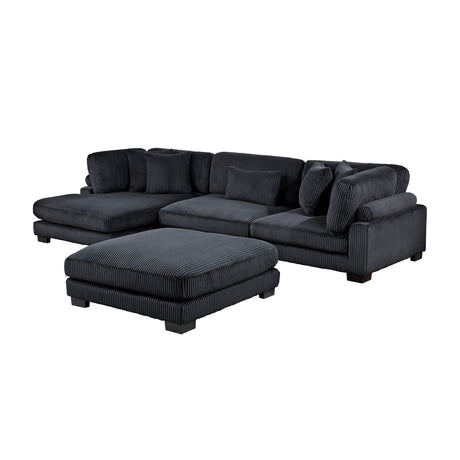 8555BK-VC Reversible Chaise from Homelegance - Luna Furniture