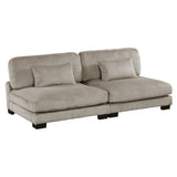 8555GB*2CR3ACVC (6)6-Piece Modular Sectional with Reversible Chaise from Homelegance - Luna Furniture