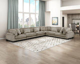 Traverse Taupe Armless Chair from Homelegance - Luna Furniture