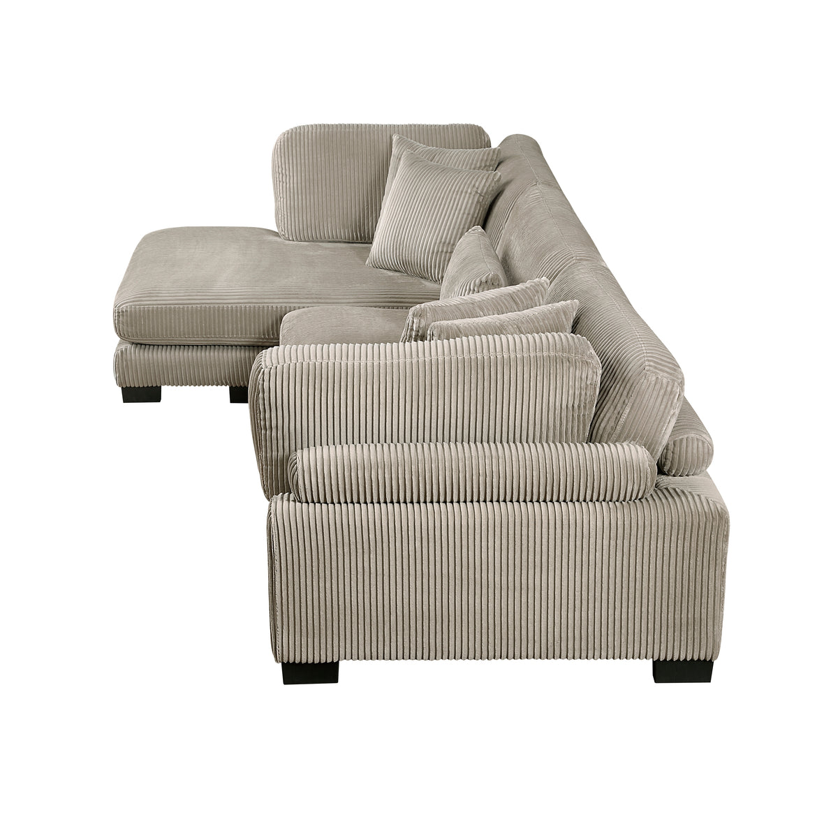 8555GB*CRACVC (3)3-Piece Modular Sectional with Reversible Chaise from Homelegance - Luna Furniture