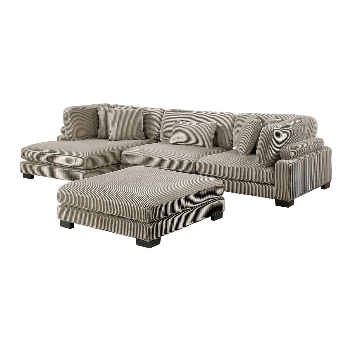 8555GB-VC Reversible Chaise from Homelegance - Luna Furniture