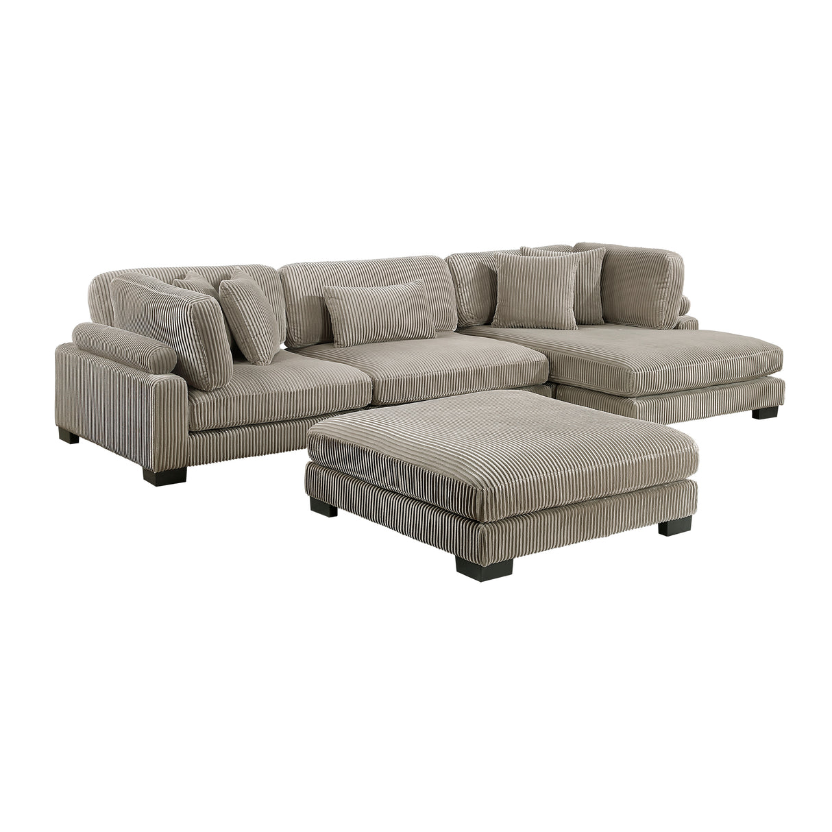 8555GB-VC Reversible Chaise from Homelegance - Luna Furniture