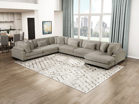 Traverse Taupe Corner Seat from Homelegance - Luna Furniture
