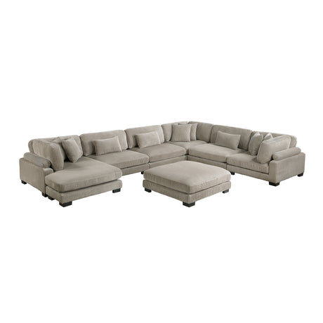 8555GB*2CR3ACVC (6)6-Piece Modular Sectional with Reversible Chaise from Homelegance - Luna Furniture