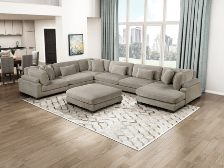 Traverse Taupe Corner Seat from Homelegance - Luna Furniture