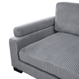 8555GY*5OT (5)5-Piece Modular Sectional with Ottoman from Homelegance - Luna Furniture