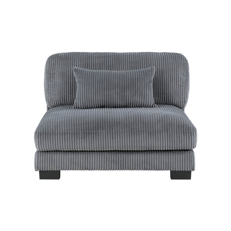 Traverse Gray Corduroy 3-Piece Sofa from Homelegance - Luna Furniture