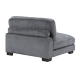 Traverse Gray Corduroy 3-Piece Sofa from Homelegance - Luna Furniture