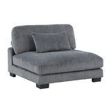 Traverse Gray Corduroy 3-Piece Sofa from Homelegance - Luna Furniture