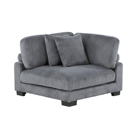 8555GY*CR2ACVC (4)4-Piece Modular Sectional with Reversible Chaise from Homelegance - Luna Furniture