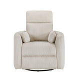 Traverse Beige Swivel Glider Reclining Chair from Homelegance - Luna Furniture