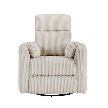 Traverse Beige Swivel Glider Reclining Chair from Homelegance - Luna Furniture