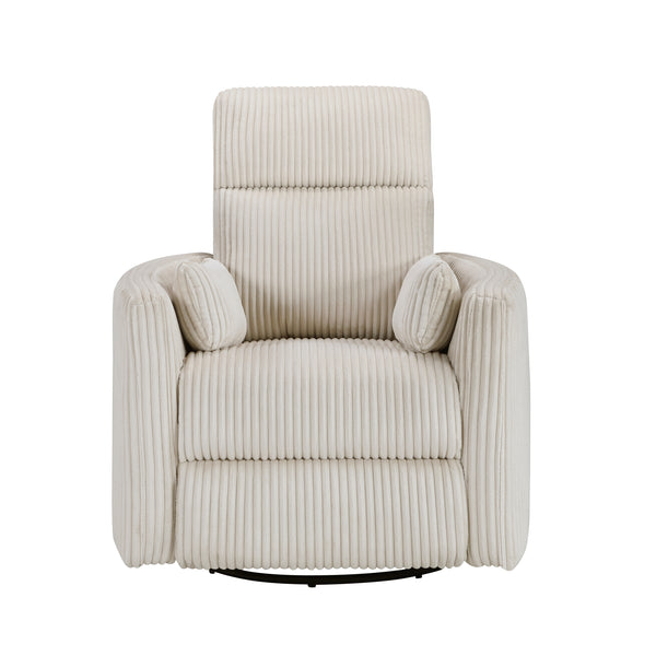 Traverse Beige Swivel Glider Reclining Chair