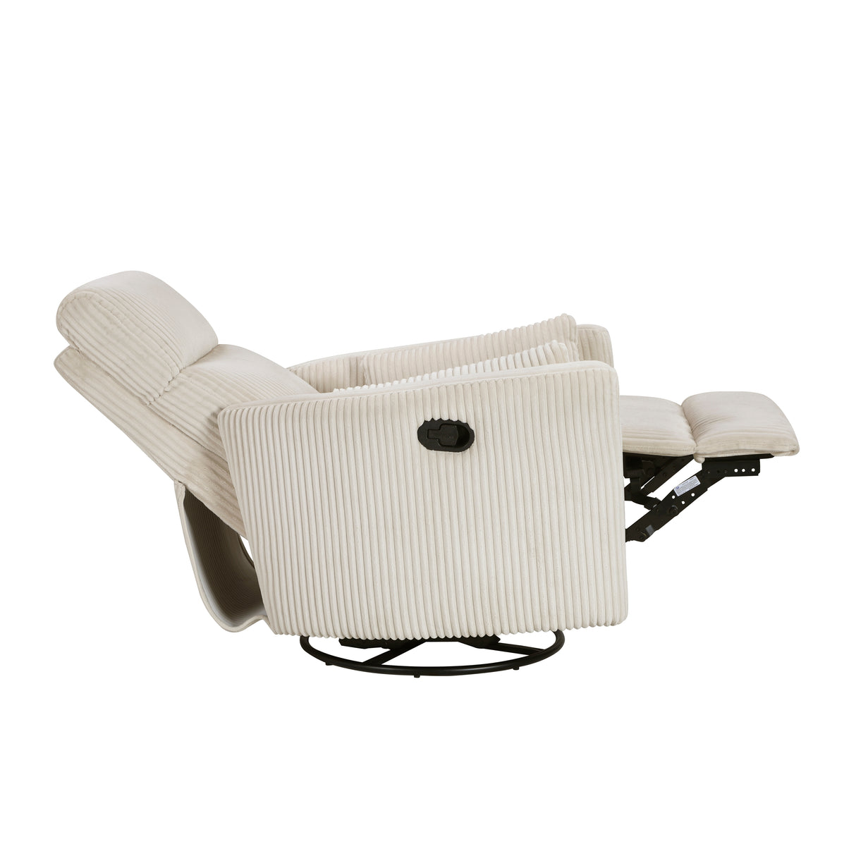 Traverse Beige Swivel Glider Reclining Chair from Homelegance - Luna Furniture