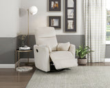 Traverse Beige Swivel Glider Reclining Chair from Homelegance - Luna Furniture