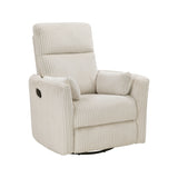 Traverse Beige Swivel Glider Reclining Chair from Homelegance - Luna Furniture