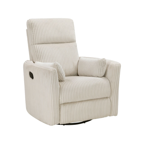 Traverse Beige Swivel Glider Reclining Chair from Homelegance - Luna Furniture