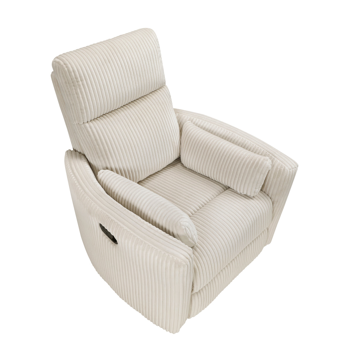 Traverse Beige Swivel Glider Reclining Chair from Homelegance - Luna Furniture