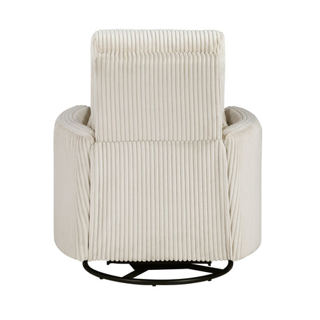 Traverse Beige Swivel Glider Reclining Chair from Homelegance - Luna Furniture