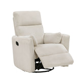 Traverse Beige Swivel Glider Reclining Chair from Homelegance - Luna Furniture