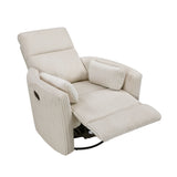 Traverse Beige Swivel Glider Reclining Chair from Homelegance - Luna Furniture