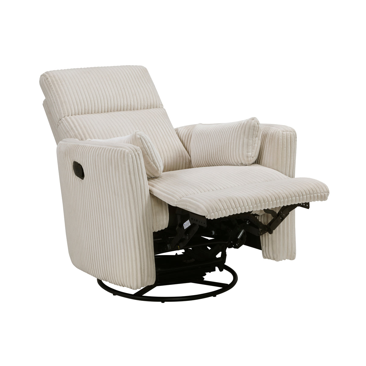 Traverse Beige Swivel Glider Reclining Chair from Homelegance - Luna Furniture