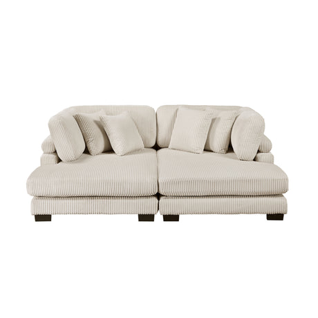 8555BE*2VC (2)2-Piece Chaise Lounge from Homelegance - Luna Furniture