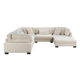 8555BE*3CR2ACOT (6)6-Piece Modular Sectional with Ottoman from Homelegance - Luna Furniture