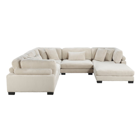 8555BE*3CR2ACOT (6)6-Piece Modular Sectional with Ottoman from Homelegance - Luna Furniture