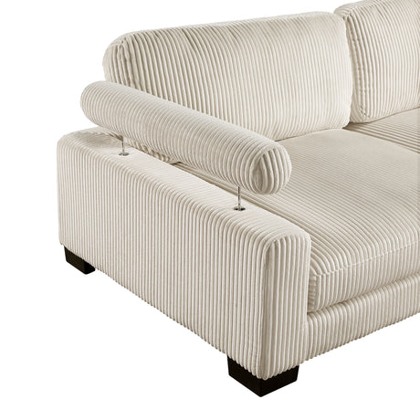 8555BE*3CRAC (4)4-Piece Modular Sectional from Homelegance - Luna Furniture