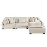 8555BE*3CRAC (4)4-Piece Modular Sectional from Homelegance - Luna Furniture