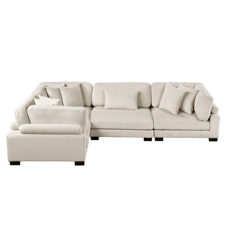 8555BE*3CRAC (4)4-Piece Modular Sectional from Homelegance - Luna Furniture
