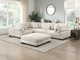 8555BE*3CRACOT (5)5-Piece Modular Sectional with Ottoman from Homelegance - Luna Furniture