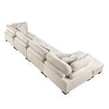 8555BE*CR2ACVC (4)4-Piece Modular Sectional with Reversible Chaise from Homelegance - Luna Furniture