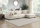 8555BE-VC Reversible Chaise from Homelegance - Luna Furniture