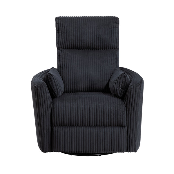 Traverse Black Swivel Glider Reclining Chair