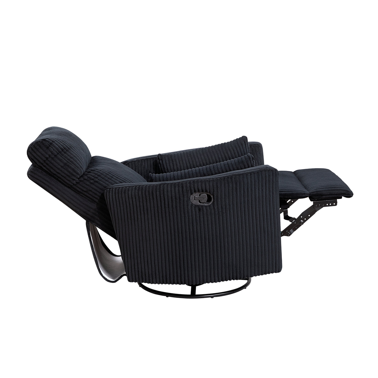 8555BK-1SW Swivel Glider Reclining Chair from Homelegance - Luna Furniture
