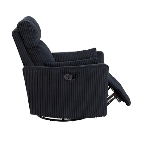 8555BK-1SW Swivel Glider Reclining Chair from Homelegance - Luna Furniture