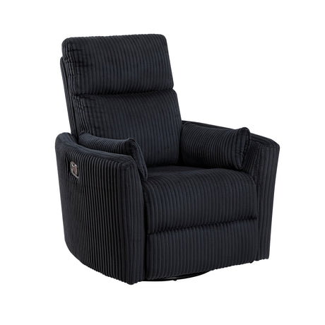 8555BK-1SW Swivel Glider Reclining Chair from Homelegance - Luna Furniture