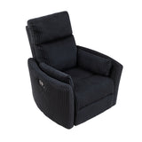 8555BK-1SW Swivel Glider Reclining Chair from Homelegance - Luna Furniture