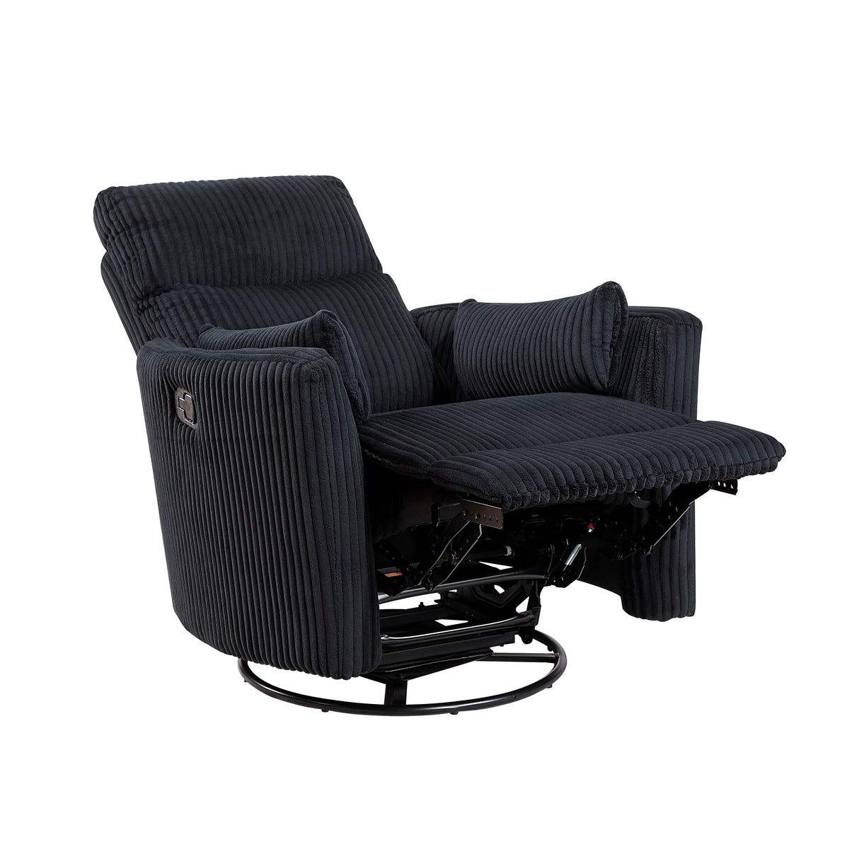 8555BK-1SW Swivel Glider Reclining Chair from Homelegance - Luna Furniture