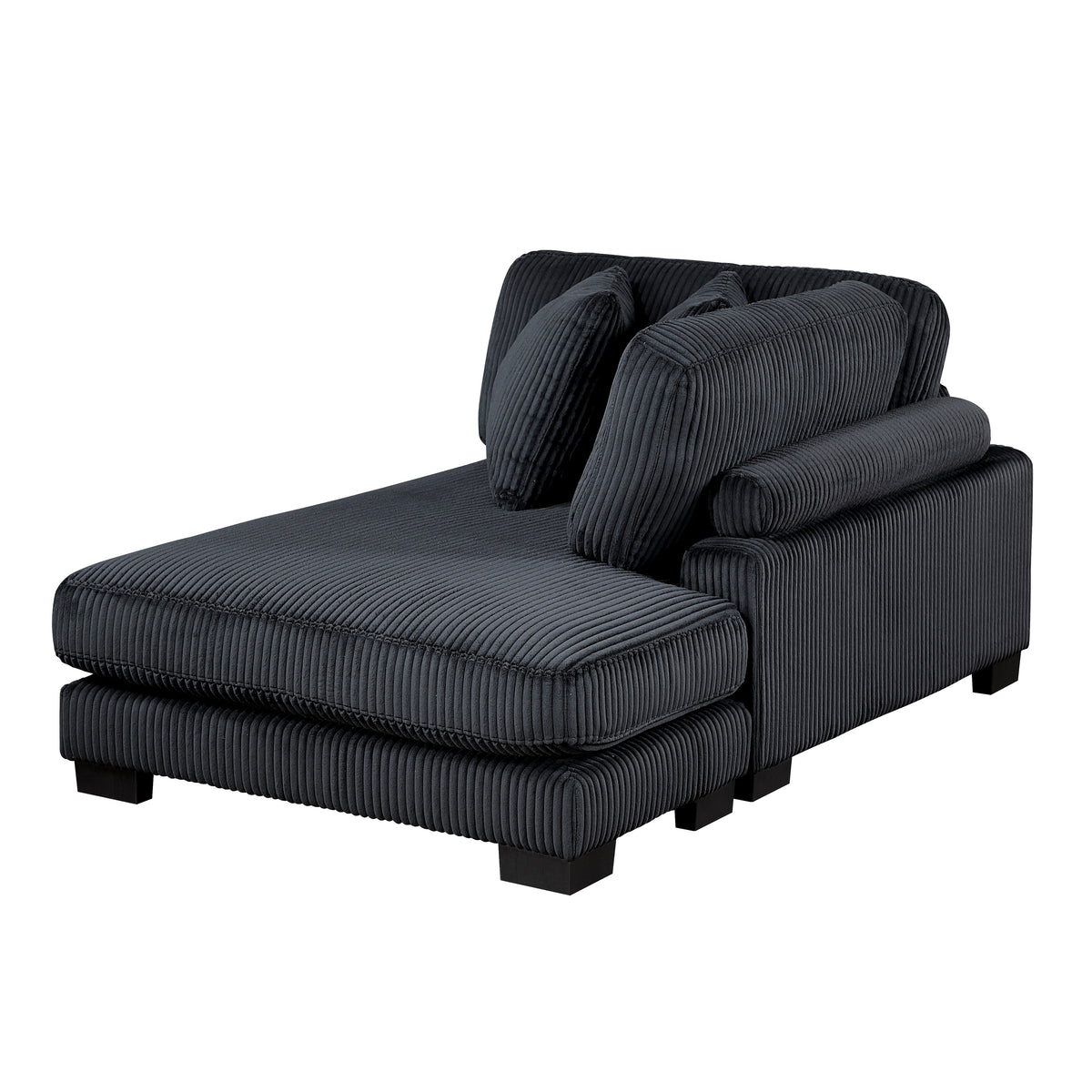 8555BK*2AC2VC (4)4-Piece Modular Sectional with Reversible Chaise from Homelegance - Luna Furniture