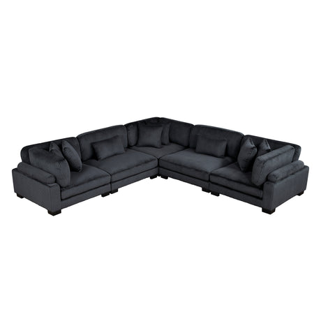 8555BK*2AC3CR (5)5-PIECE MODULAR SECTIONAL from Homelegance - Luna Furniture