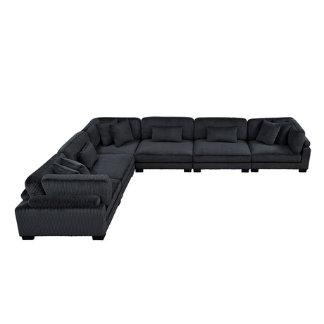 8555BK*3CR3AC (6)6-Piece Modular Sectional from Homelegance - Luna Furniture