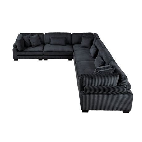 8555BK*3CR3AC (6)6-Piece Modular Sectional from Homelegance - Luna Furniture