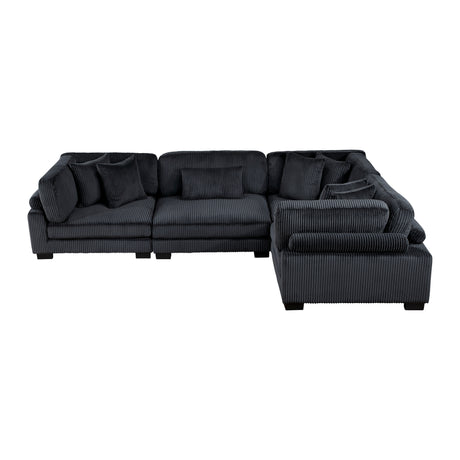 8555BK*3CRAC (4)4-Piece Modular Sectional from Homelegance - Luna Furniture