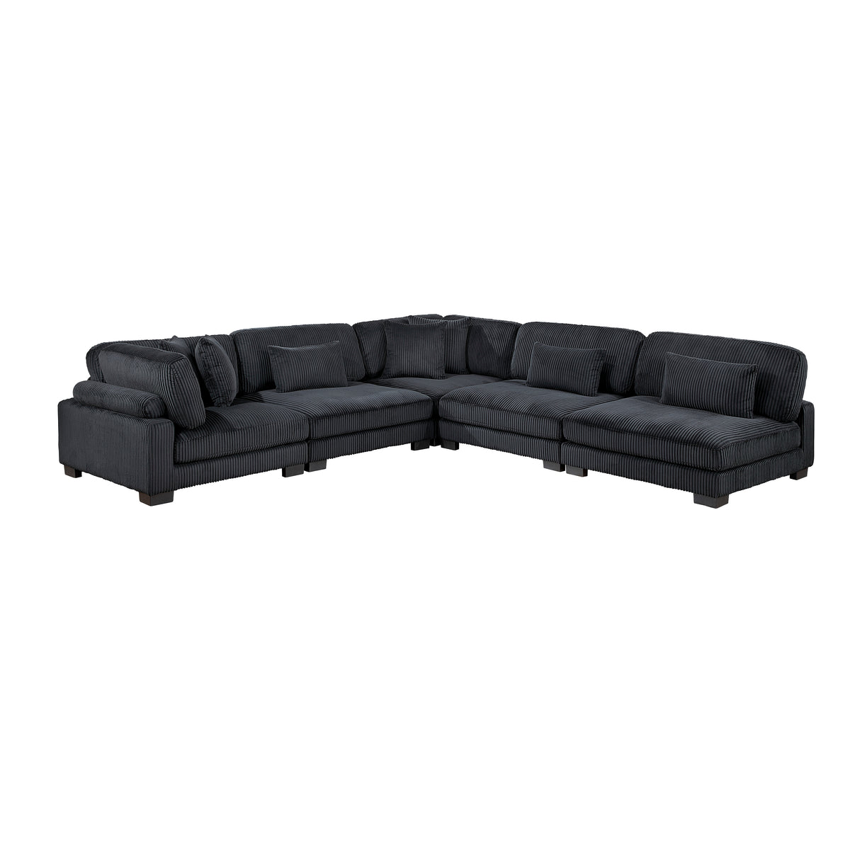 8555BK*5SC (5)5-PIECE MODULAR SECTIONAL from Homelegance - Luna Furniture